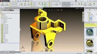 Amharic SolidWorks Tutorial , Bevel Gear Support