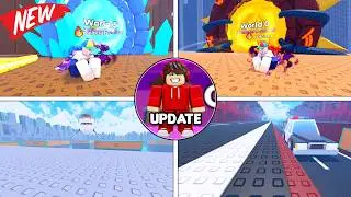 [NEW UPDATE] I Beat All 5 Worlds with BACKWARDS in +1 Speed Monkey Escape #roblox