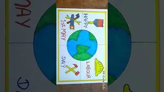 world labour Day Drawing #shorts #drawing #painting #sncutearts #labourdaydrawing #art #ytshorts