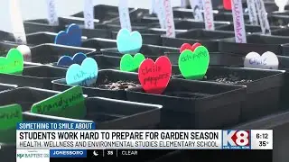 Students begin garden season at Health, Wellness and Environmental Studies Elementary School
