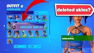 (How To Archive Skins/ How to delete skins in Fortnite)