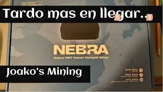 Nebra Helium Miner&hellip; se acabo el sue&ntilde;o. Mala experiencia.
