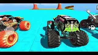 🚨Monster Truck Mega Ramp Extreme Racing Mega Ramp Extreme stunts 💥 level - 30