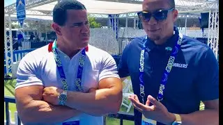 Keith Middlebrook the Real Iron Man teaching Real Estate Success Training Camp of the LA Chargers.