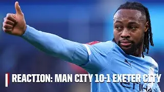 &lsquo;SO MUCH GOOD GOALS!&rsquo; 😍 Manchester City THRASH Exeter City 10-1! REACTION! | ESPN FC
