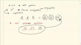 Grade 12: Probability :  Application of the counting principle where repetition is NOT allowed