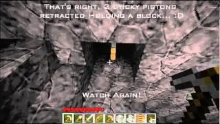 Double Vertical Sticky Piston Hidden Staircase Door [CXP Craft]