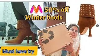 Must have winter boots | tryon | Honest review | Myntra EORS #myntra #unboxing #boots #review