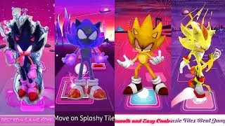 Dark Sonic VS Super Sonic Tiles hop edm rush!