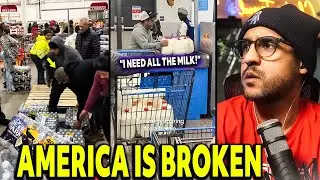 Americans Panic Buying Again Over Regular Winter Weather.. ❄️