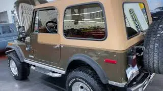 1978 Jeep CJ-7 - GOLDEN EAGLE - LEVIS EDITION - FACTORY V8 ENGINE -