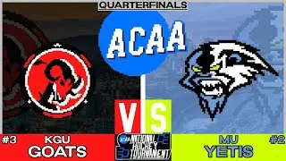 ACAA National Hockey Tournament | #3 KGU Goats @ #2 MU Yetis