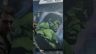 Painting the #HULK in 8 minutes‼️ Who should I paint next⁉️ #marvel #avengers
