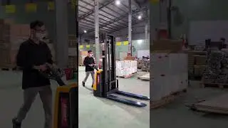 Xe N&acirc;ng Điện Stacker QES15E - Di Chuyển Tiến L&ugrave;i | Xe N&acirc;ng Cường Thịnh #qslift #xenangcuongthinh