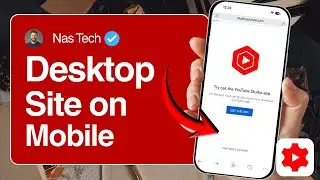 How To Open YouTube Studio Desktop Website On Mobile