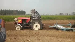 Eicher 241Vs 18 disc harrow की असली पावर  18 Disc Harrow #eicher #tractor