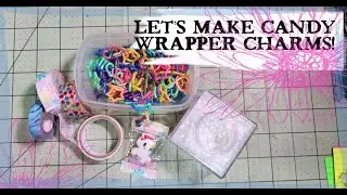 #Candywrappercharm #junkjournalembellishments #creativedailyjournal Making a Candy Wrapper Charm