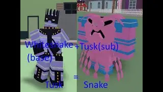[Anti meta fusion showcase] Project jojo - (Tusk snake)