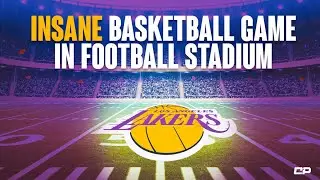 INSANE Basketball Game In Football Stadium 😱 | Highlights #Shorts