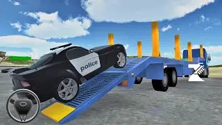 Loading the Police Car on Cargo Police Truck | BADBOSSGAMEPLAY