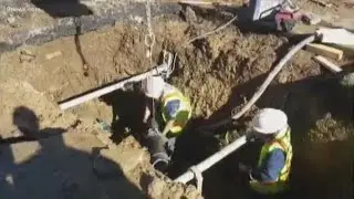 How utility crews keep water moving in the cold of winter