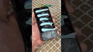 Fix Broken Phone Screen With This Trick! 😱 #shorts
