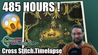 Chrono Trigger Cross Stitch Timelapse
