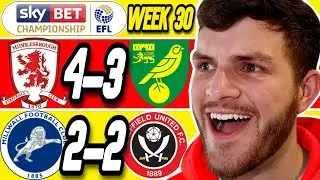 CHAMPIONSHIP WEEK 30 PREDICTIONS