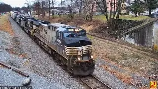 19G with NS 4004, high hood, and NS 1700 passing PU Tower 1/30/24