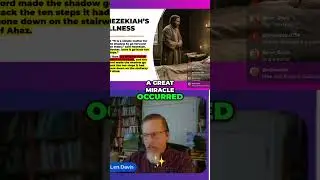God Makes Time Go Back: The Hezekiah Miracle Explained #shorts