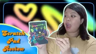 What can you draw on rainbow scratch pads? | Art activity book review