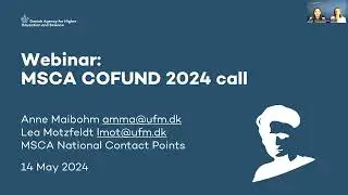 Webinar: COFUND 2024 call under Marie Skłodowska-Curie Actions (MSCA)