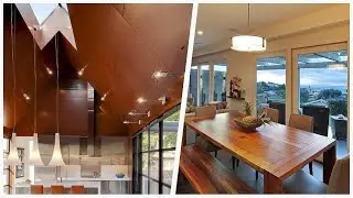 75 Modern Gray Floor Dining Room Design Ideas You'll Love ⭐