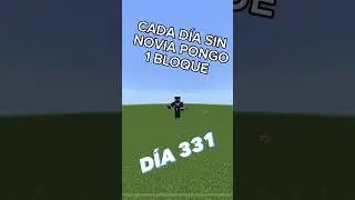 CADA D&Iacute;A SIN NOVIA PONGO UN BLOQUE #dia331 #minecraft #memesminecraft #retoshorts30 #minecraftretos