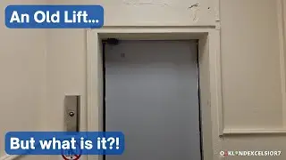 Old Lift at Sports Direct Berwick-upon-Tweed