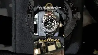 Rolex GMT Master II Singapore Price Update December 2025