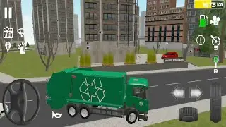 Trash Truck Driving Gameplay #449 - Europe Trash Truck Transport Simulator 2025 #truckdriving #truck