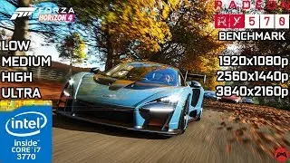 Forza Horizon 4 Demo | Benchmark PC Test | Core i7 3770 + RX 570 4GB | 1080p | 1440p | 4K | 2019