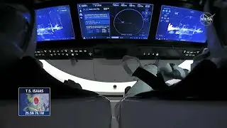 SpaceX Crew Dragon Departs ISS Carrying NASA Astronauts Toward Florida & Home