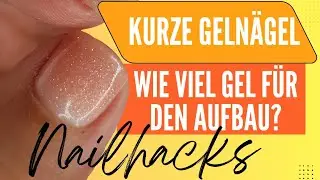NAILHACKS f&uuml;r KURZE GELN&Auml;GEL #easy #nails #tutorial #shortnails #diy #nailart #howto #beauty #hack