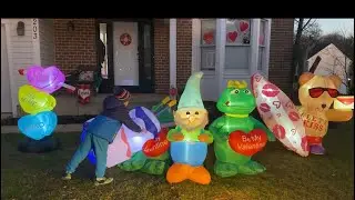 2023 Valentine’s Day Blow Up Display! #inflatables #valentinesday