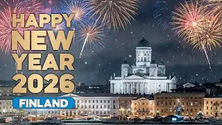 Happy New Year 2026 | Helsinki Finland Fireworks