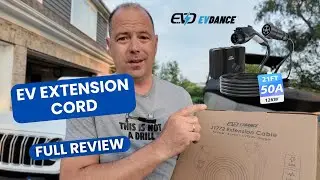 EvDance J1772 EV Charger Extension Cord Review | Review 4xe | Silverado | Tesla | Electric Vehicle
