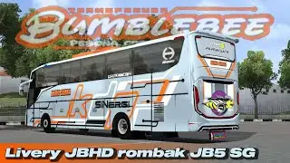 BRAVO SIERRA BUMBLEBEE ‼️ LIVERY BUS JBHD TO JB5 SG | BUSSID V4.3.4