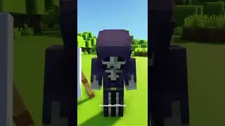 HELP Herobrine Drawing Villager Vs Notch Vs Entity303(Bones-Imagine Dragon) #shorts