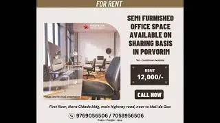 Looking for office space on a sharing basis in North Goa?