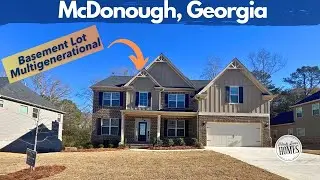 6 Bedrooms on a BASEMENT 4,081 sqft | McDonough New Construction