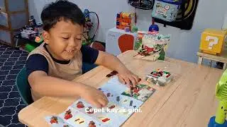 Keanu vs. Paper Instructions! Building Lego Winter Holiday Train #30584 (Polybag) 🚂❄️