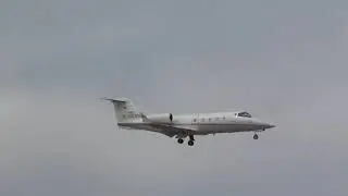 Private Learjet 55 D-CCGN Landing Gran Canaria GCLP