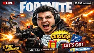 YAYINDA KAZANANLAR VAR! 🔥 FORTNITE CANLI 🎁